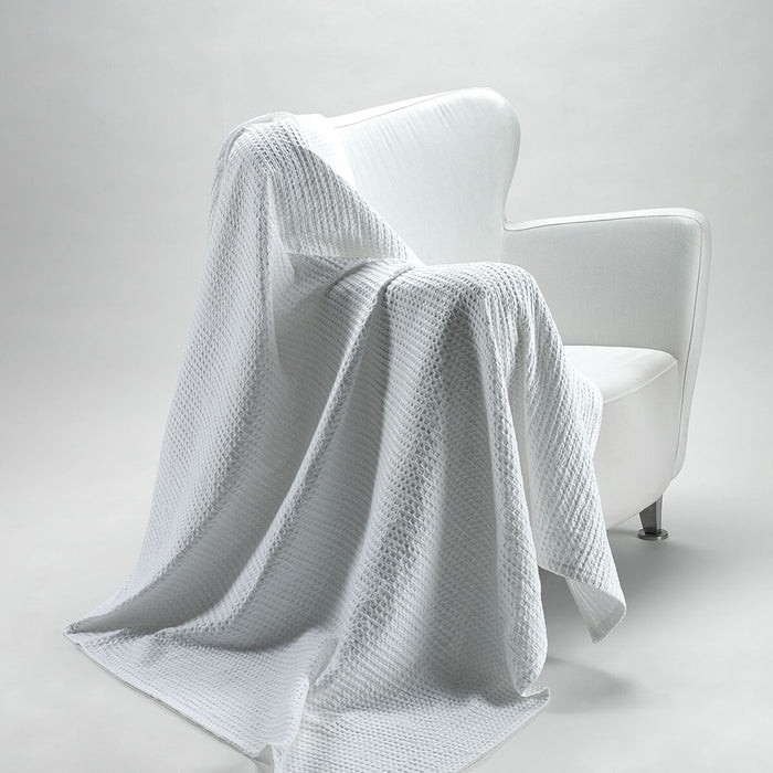 Alexandra House Living Banús White Blanket 140 x 190 cm