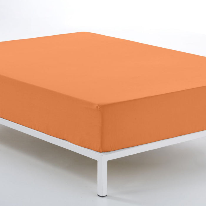 Alexandra House Living Fitted Sheet Orange 150 x 200 cm