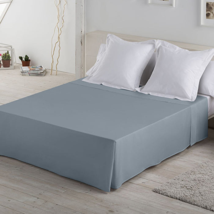 Alexandra House Living Steel Grey Top Sheet 220 x 275 cm