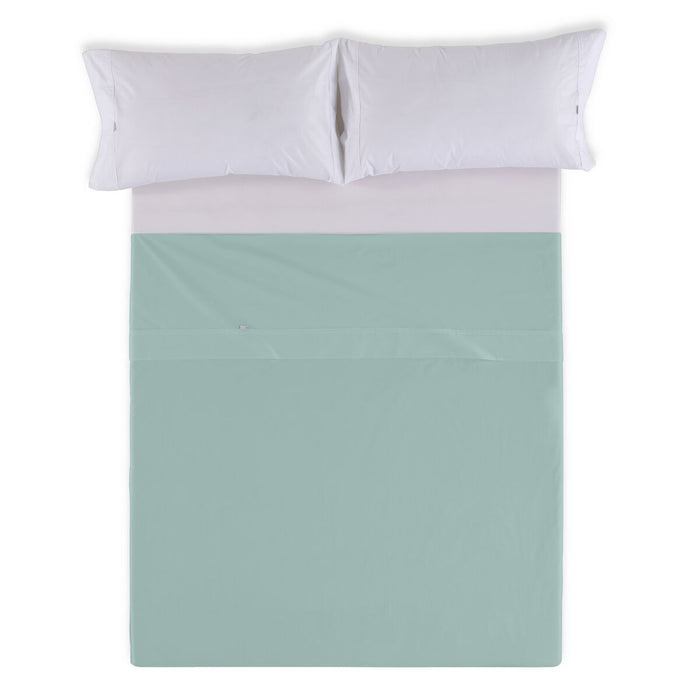 Alexandra House Living Light Green Aqua Top Sheet 240 x 275 cm