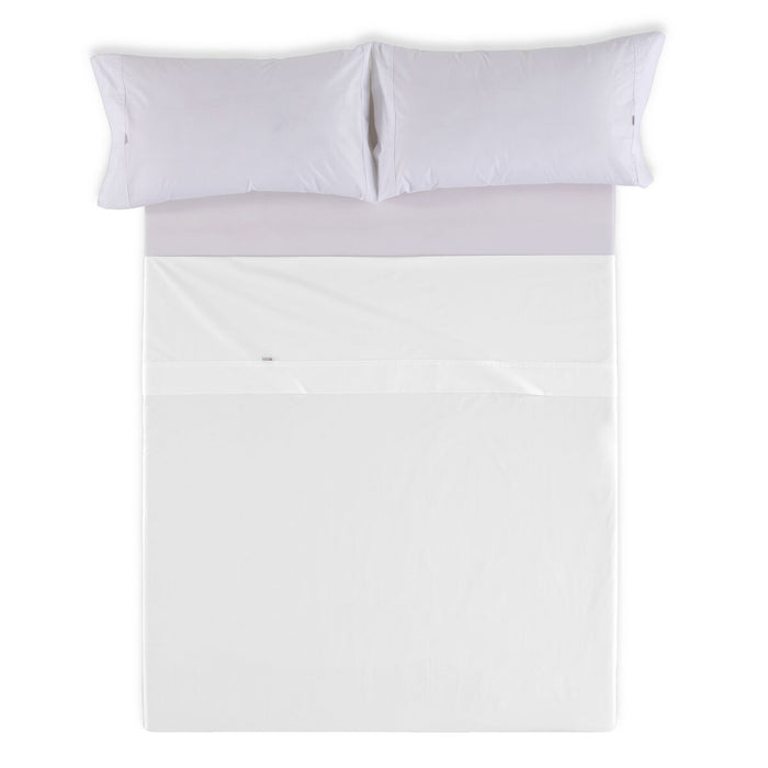 Alexandra House Living White Top Sheet 220 x 275 cm