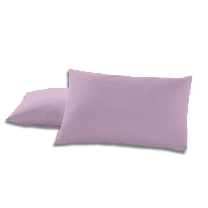 Alexandra House Living Mauve Pillowcase 50 x 80 cm (2 Pack)