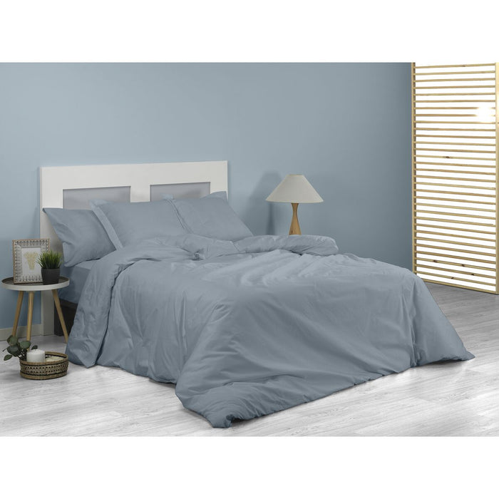 Funda Nórdica Alexandra House Living Acero Gris Acero 260 x 240 cm