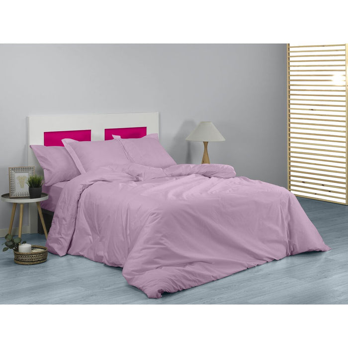 Alexandra House Living Mauve Duvet Cover 180 x 220 cm