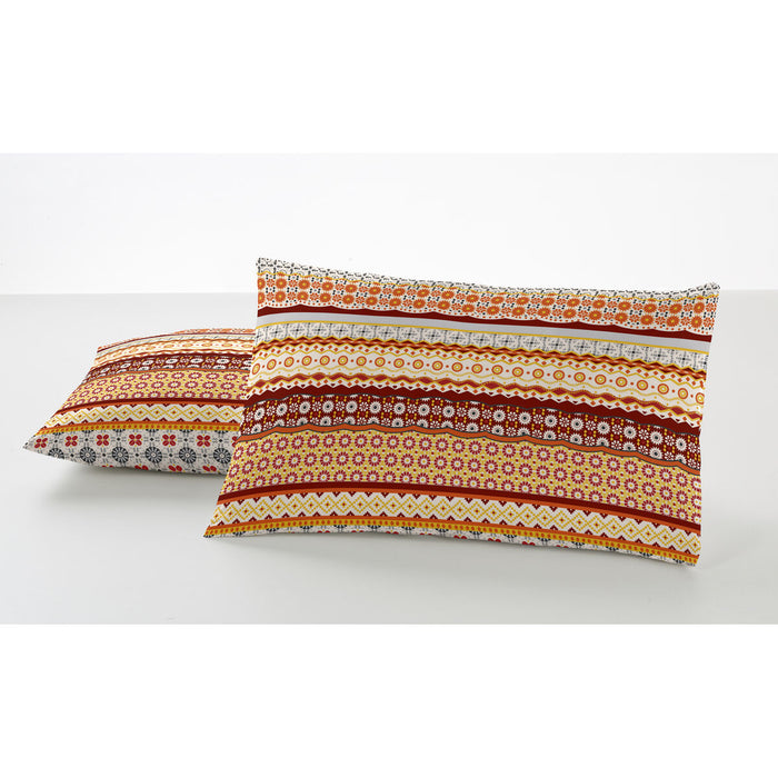Alexandra House Living Siena Ochre Pillowcase 50 x 75 cm (Pack of 2)