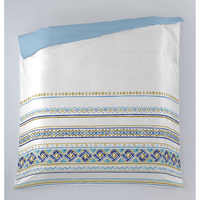 Funda Nórdica Alexandra House Living Vinia Azul 200 x 200 cm