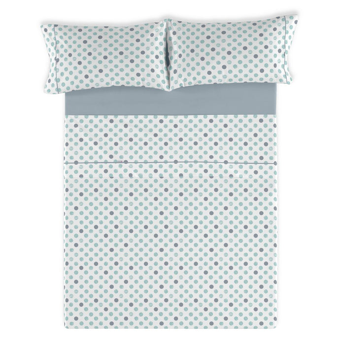 Juego de Sábanas Alexandra House Living Estelia Verde suave Cama de 160 4 Piezas