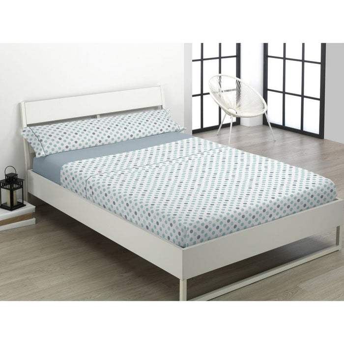 Juego de Sábanas Alexandra House Living Estelia Verde suave Cama de 160 4 Piezas