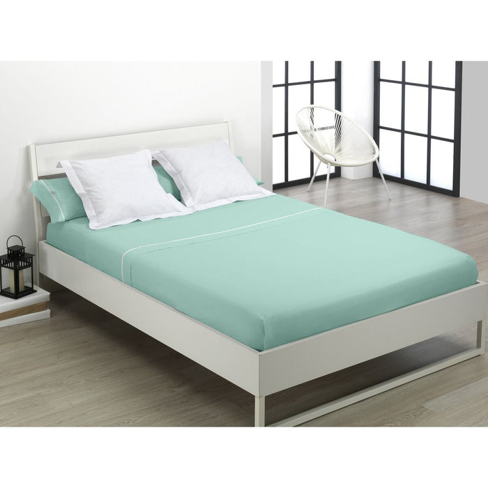 Juego de Sábanas Alexandra House Living Verde suave Cama de 150 4 Piezas