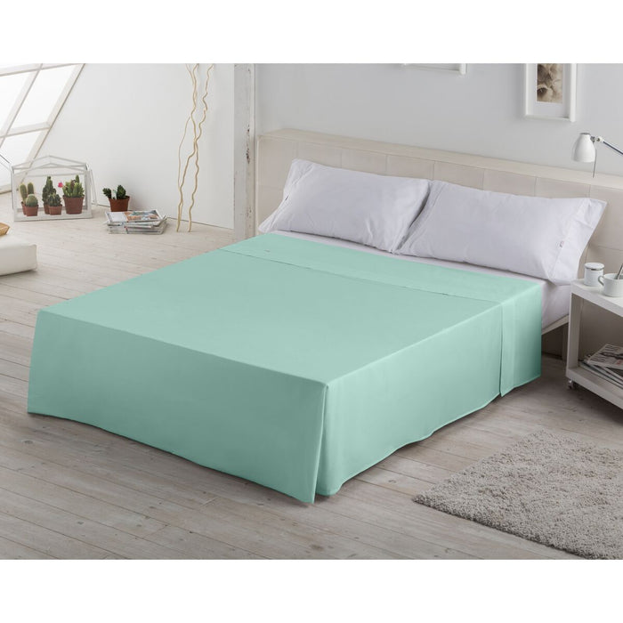 Alexandra House Living Light Green Aqua Top Sheet 240 x 270 cm