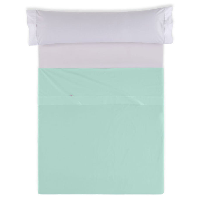 Alexandra House Living Light Green Aqua Top Sheet 280 x 270 cm