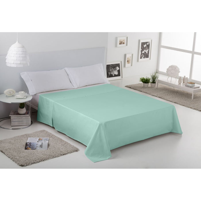 Alexandra House Living Light Green Aqua Top Sheet 280 x 270 cm