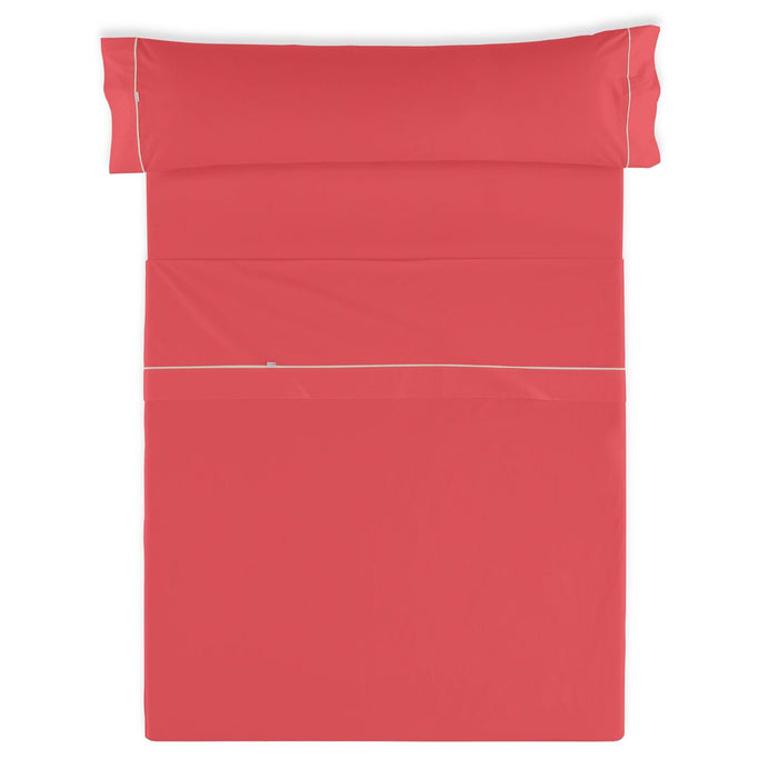 Alexandra House Living Red Sheet Set for 135/140 cm Bed