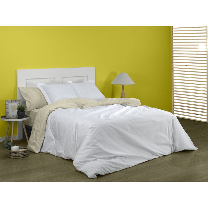 Funda Nórdica Alexandra House Living Blanco 260 x 240 cm Reversible Bicolor