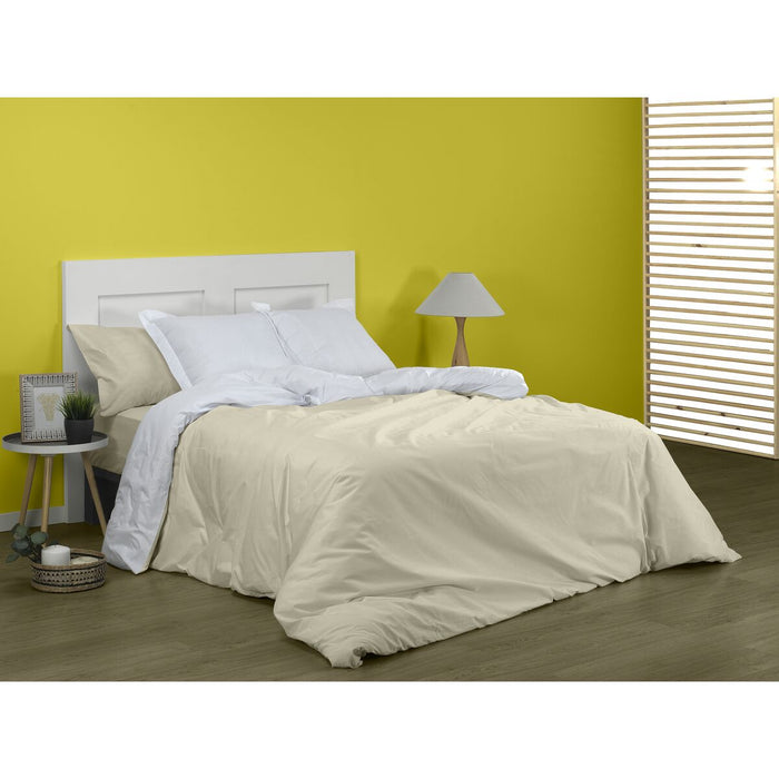 Funda Nórdica Alexandra House Living Blanco 260 x 240 cm Reversible Bicolor
