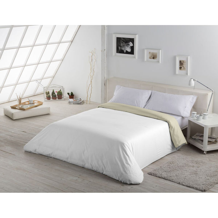 Funda Nórdica Alexandra House Living Blanco 260 x 240 cm Reversible Bicolor