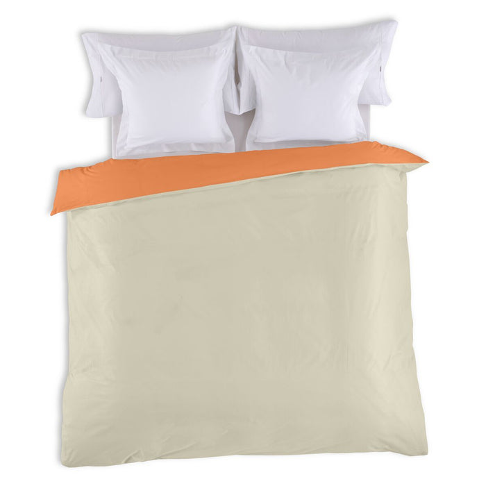 Funda Nórdica Alexandra House Living Naranja 180 x 220 cm Reversible Bicolor