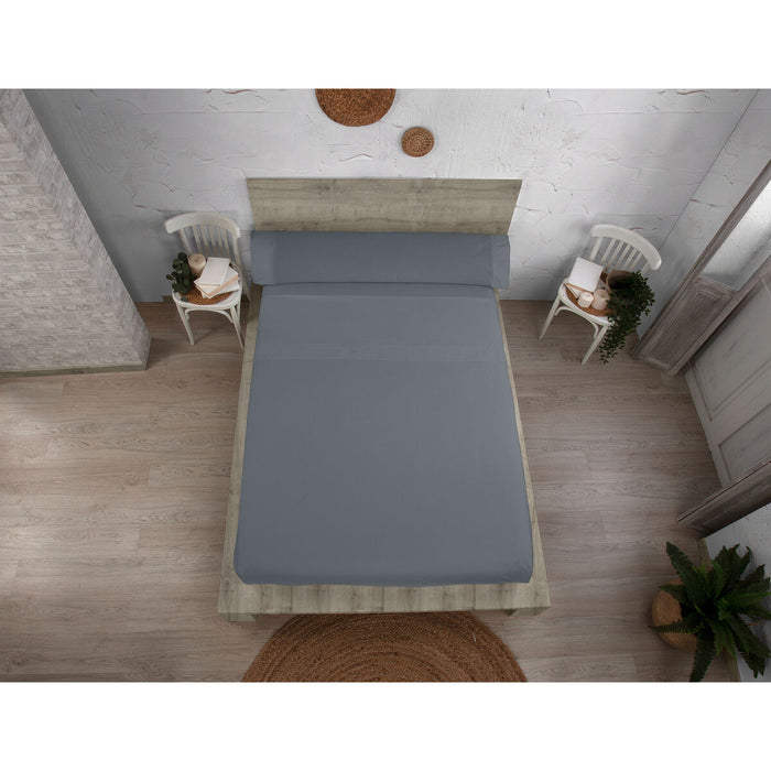 Juego de Sábanas Alexandra House Living Gris oscuro Cama de 135/140