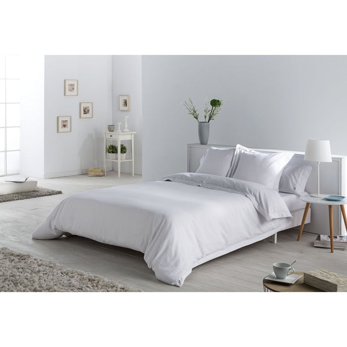 Juego de funda nórdica Alexandra House Living Blanco Cama de 150 5 Piezas