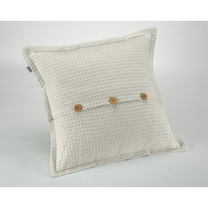 Funda de cojín Alexandra House Living Crema 50 x 50 cm