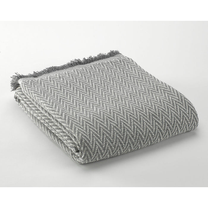 Alexandra House Living India Gray Blanket 180 x 260 cm