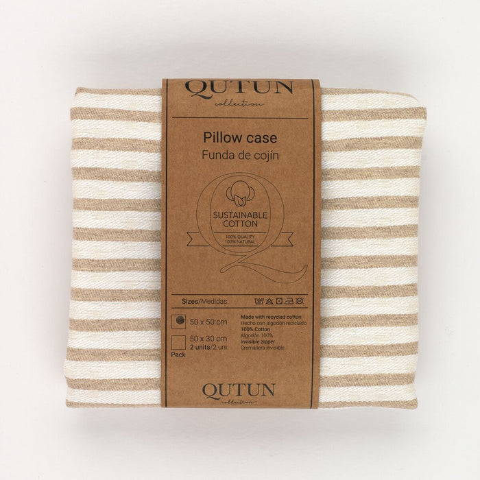 Alexandra House Living Cushion Cover Jaca Beige 30 x 50 cm 30 x 1 x 50 cm 2 Units