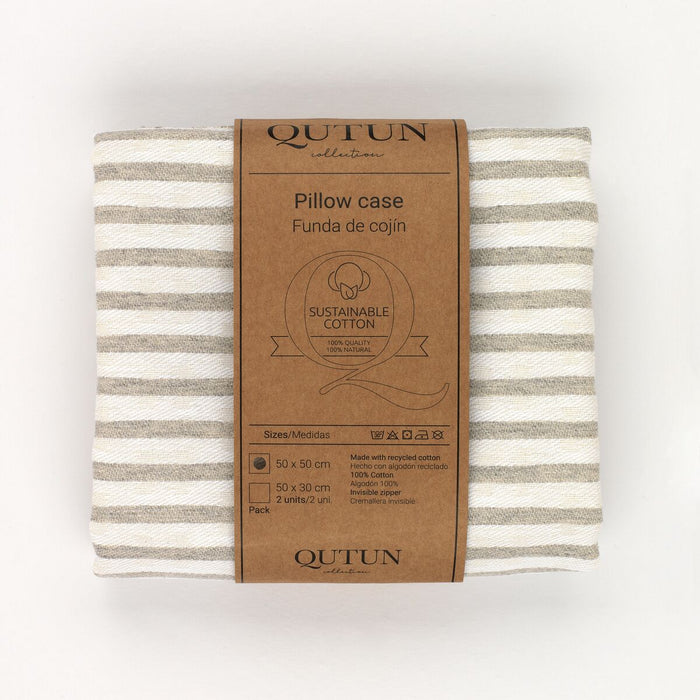 Alexandra House Living Jaca Pearl Grey Cushion Cover 30 x 50 cm 30 x 1 x 50 cm 2 Units