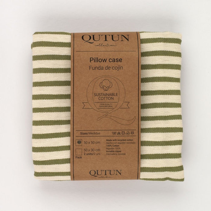 Alexandra House Living Cushion Cover Jaca Green 30 x 50 cm 30 x 1 x 50 cm 2 Units