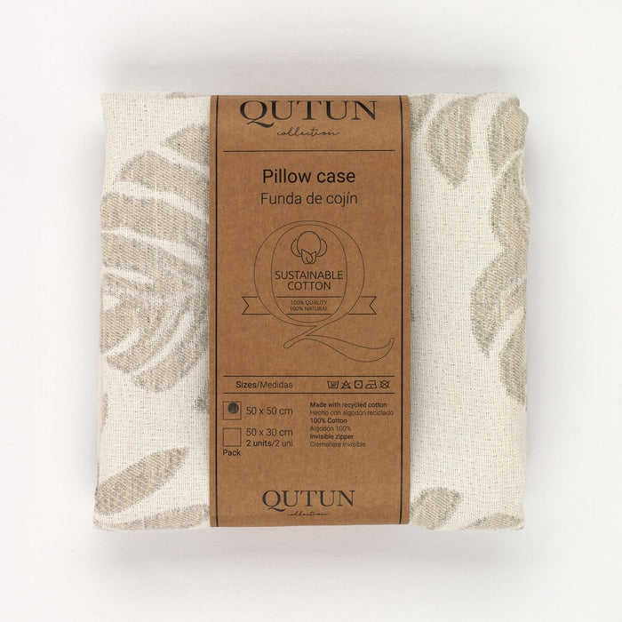 Alexandra House Living Ordesa Pearl Grey Cushion Cover 50 x 50 cm 50 x 1 x 50 cm