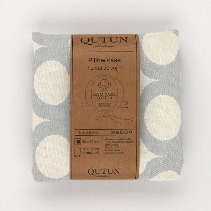 Alexandra House Living Astún Pearl Grey Cushion Cover 50 x 50 cm 50 x 1 x 50 cm