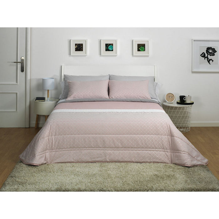 Alexandra House Living Estelia Pink Quilt 300 x 270 cm