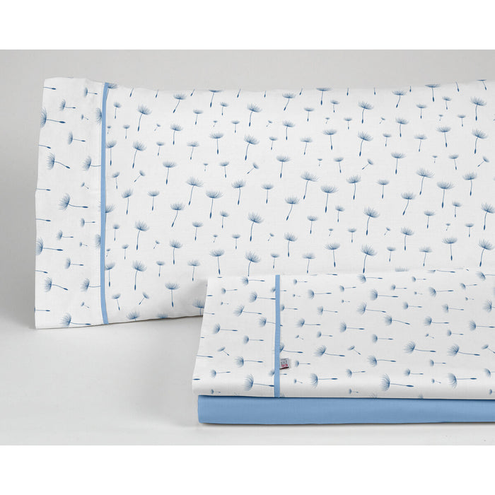 Juego de Sábanas Alexandra House Living Estelia Azul Cama de 150 3 Piezas