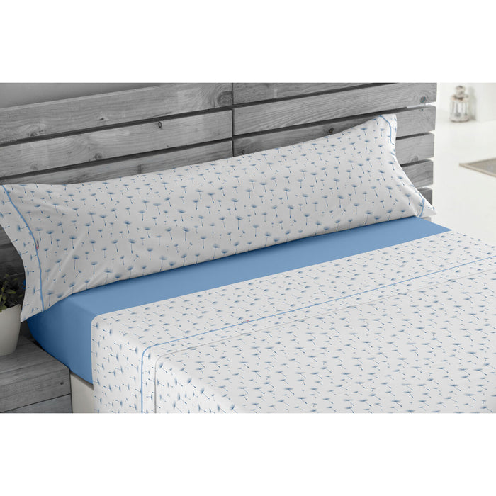 Juego de Sábanas Alexandra House Living Estelia Azul Cama de 150 3 Piezas