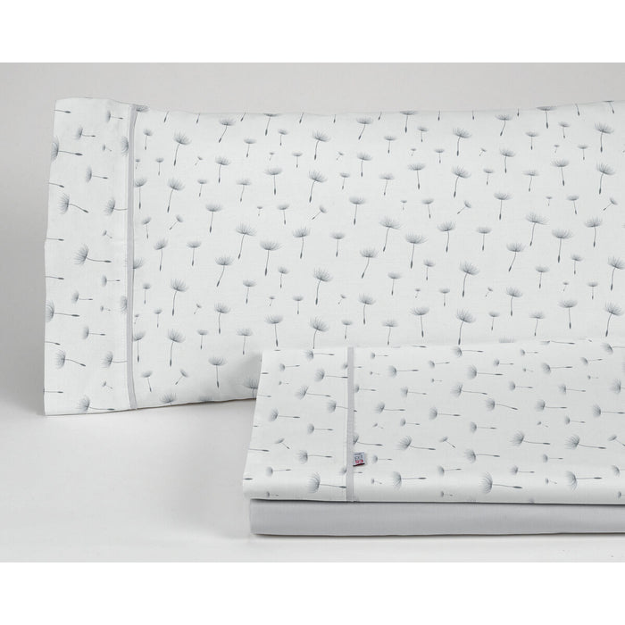 Juego de Sábanas Alexandra House Living Estelia Gris Cama de 160 4 Piezas