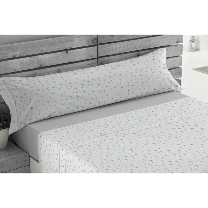 Juego de Sábanas Alexandra House Living Estelia Gris Cama de 160 4 Piezas