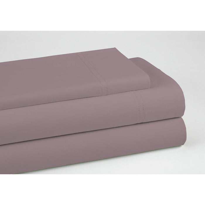 Alexandra House Living QUTUN Purple Sheet Set 90 Bed 3 Pieces