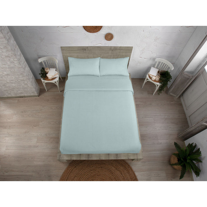 Funda Nórdica Alexandra House Living QUTUN Azul claro 280 x 240 cm