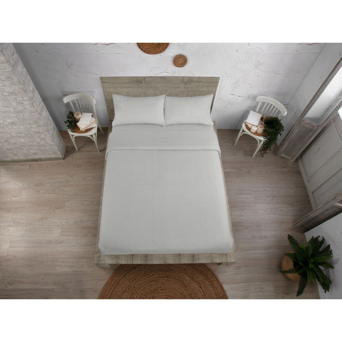 Funda Nórdica Alexandra House Living QUTUN Gris Perla 150 x 220 cm