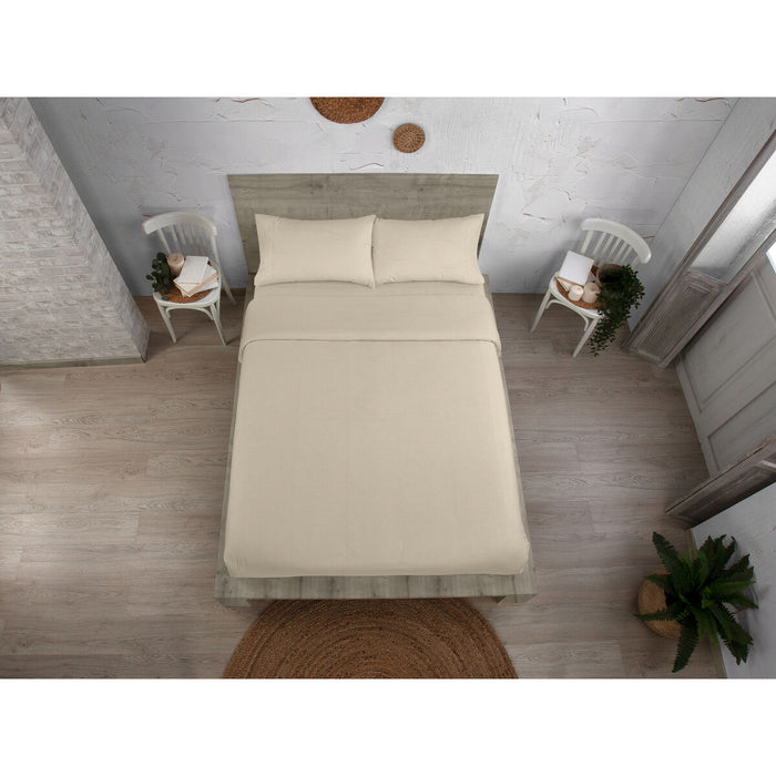 Funda Nórdica Alexandra House Living QUTUN Taupé 220 x 220 cm