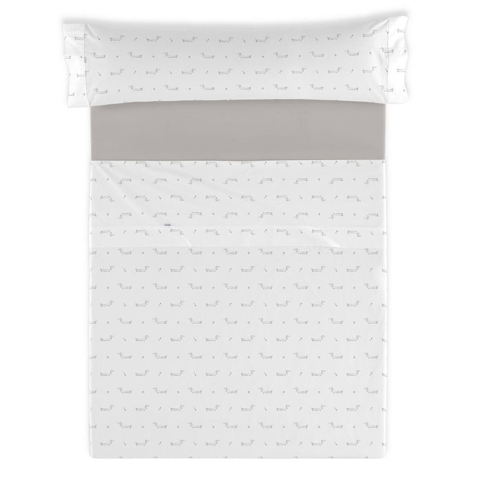 Alexandra House Living Cuca Grey Sheet Set, 200 cm Bed, 4 Pieces