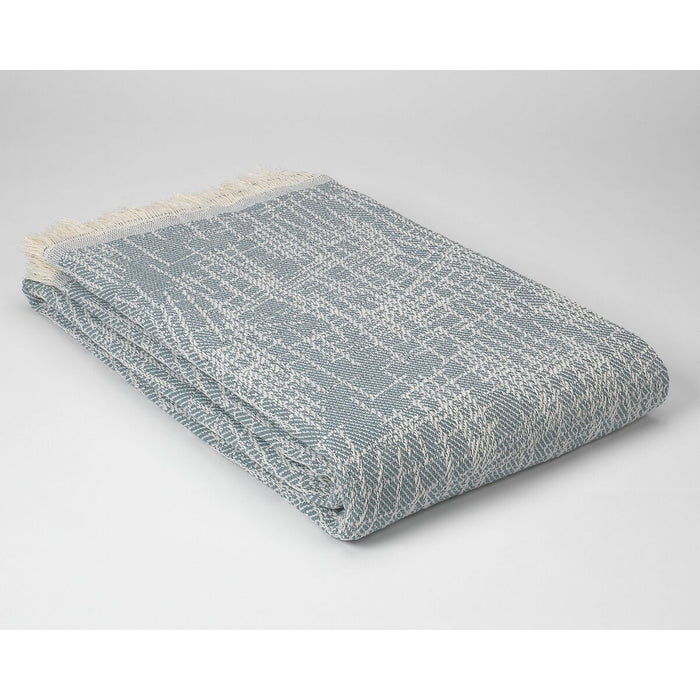 Alexandra House Living Madrid Light Green Blanket 225 x 260 cm