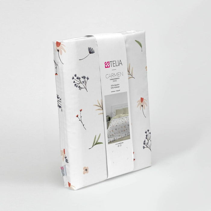 Alexandra House Living Carmen Multicolor Duvet Cover Set, 2 Pieces, 90 cm Bed