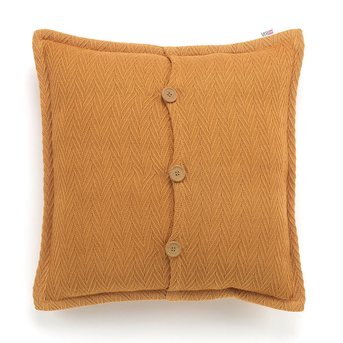 Alexandra House Living Mustard Cushion Cover 50 x 50 cm