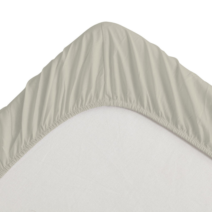 Alexandra House Living Light Brown Fitted Sheet