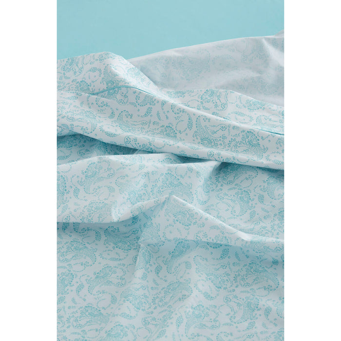 Juego de Sábanas Alexandra House Living Lara Verde suave Cama de 135/140 3 Piezas