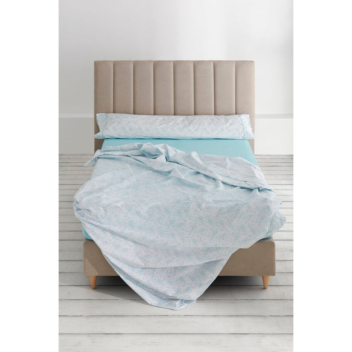 Juego de Sábanas Alexandra House Living Lara Verde suave Cama de 150 4 Piezas