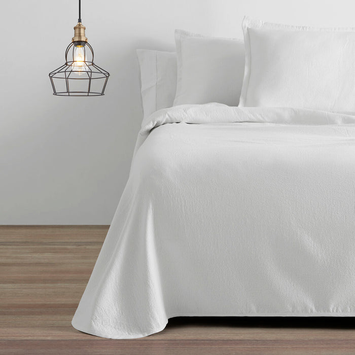 Colcha Alexandra House Living Rice Blanco 235 x 280 cm (3 Piezas)