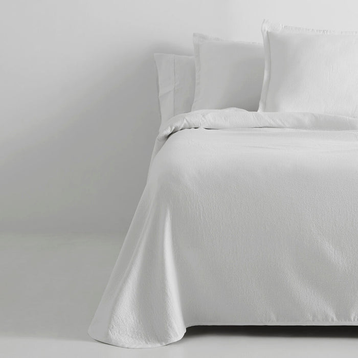 Colcha Alexandra House Living Rice Blanco 235 x 280 cm (3 Piezas)