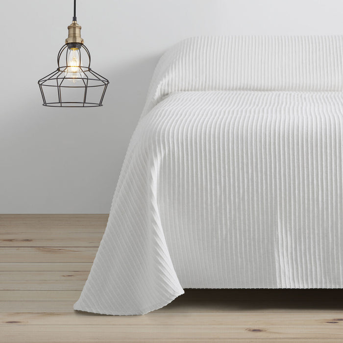 Colcha Alexandra House Living Bali Blanco 180 x 270 cm