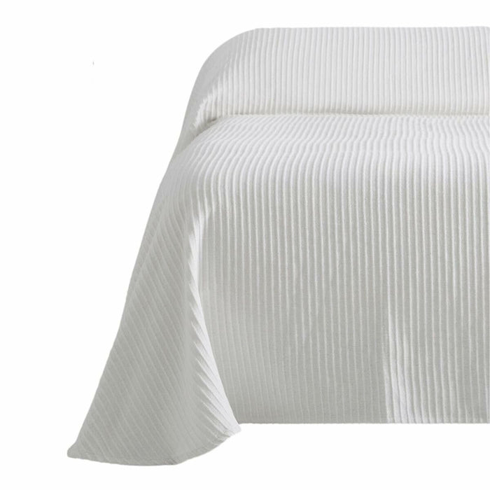 Colcha Alexandra House Living Bali Blanco 200 x 270 cm